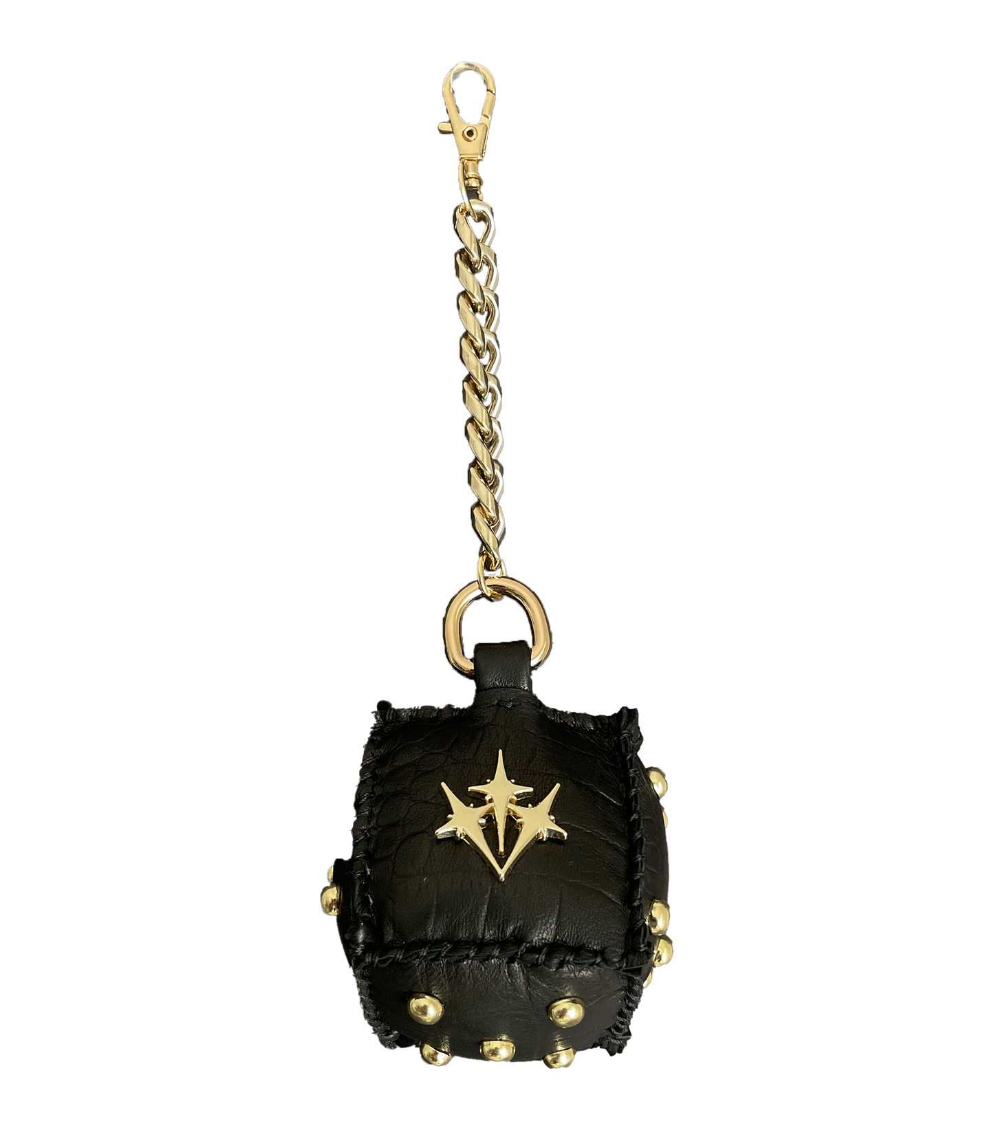 "BLACK AND YELLOW" Dice Bag Charm