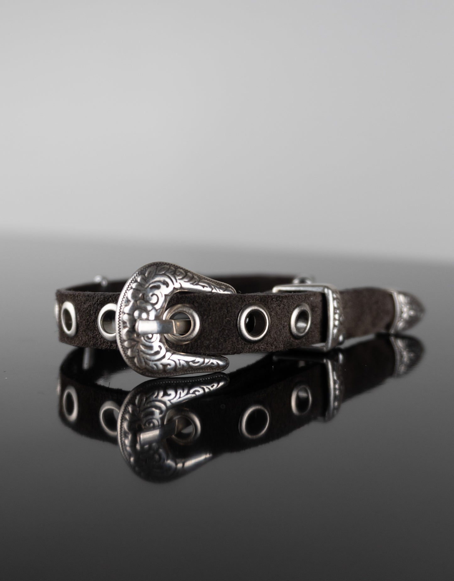 "BROWN SUEDE" Belt Bracelet