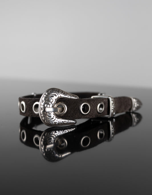 "BROWN SUEDE" Belt Bracelet