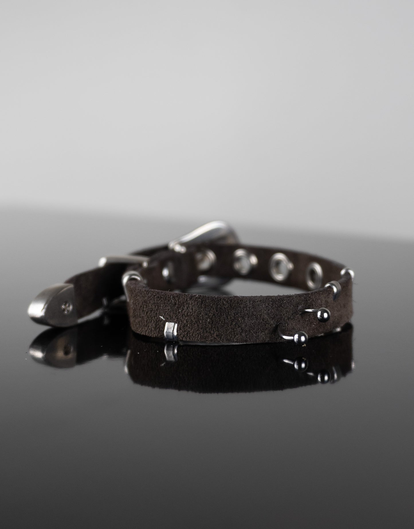 "BROWN SUEDE" Belt Bracelet