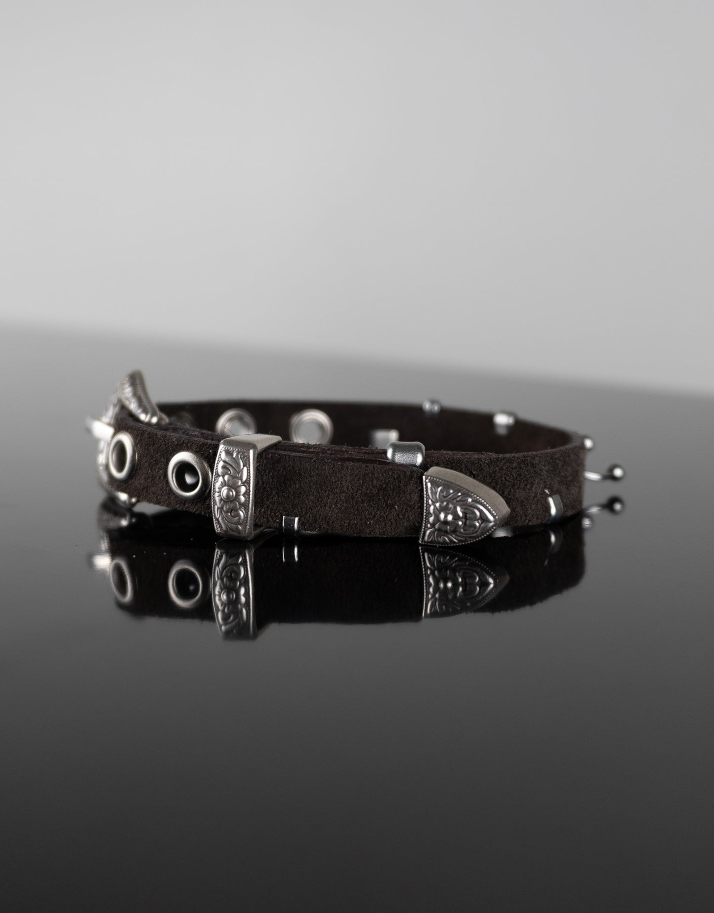 "BROWN SUEDE" Belt Bracelet