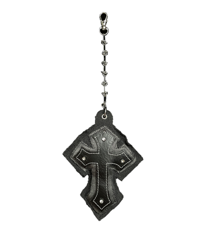 "CHAINMAIL" Cross Bag Charm