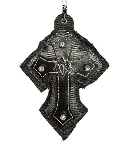 "CHAINMAIL" Cross Bag Charm