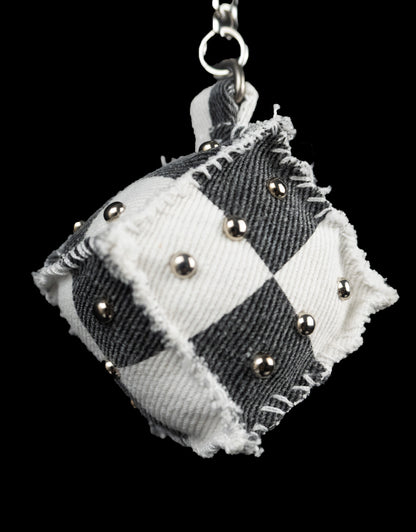 "CHECKERED" Dice Bag Charm