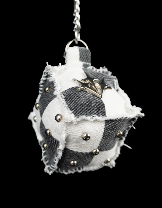 "CHECKERED" Dice Bag Charm