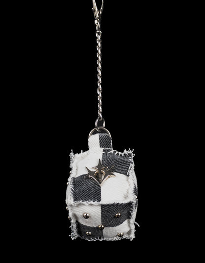 "CHECKERED" Dice Bag Charm