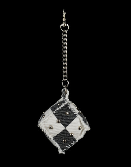 "CHECKERED" Dice Bag Charm