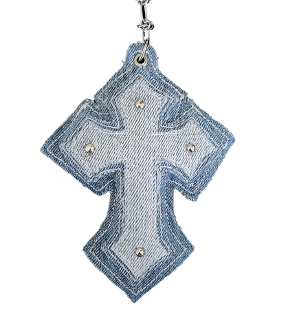"GODDESS" Cross Bag Charm