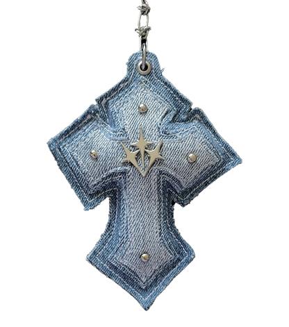 "GODDESS" Cross Bag Charm