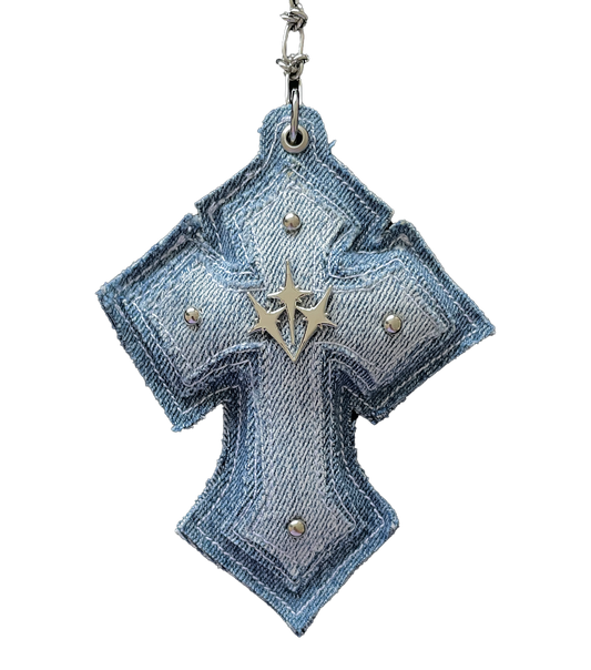 "GODDESS" Cross Bag Charm