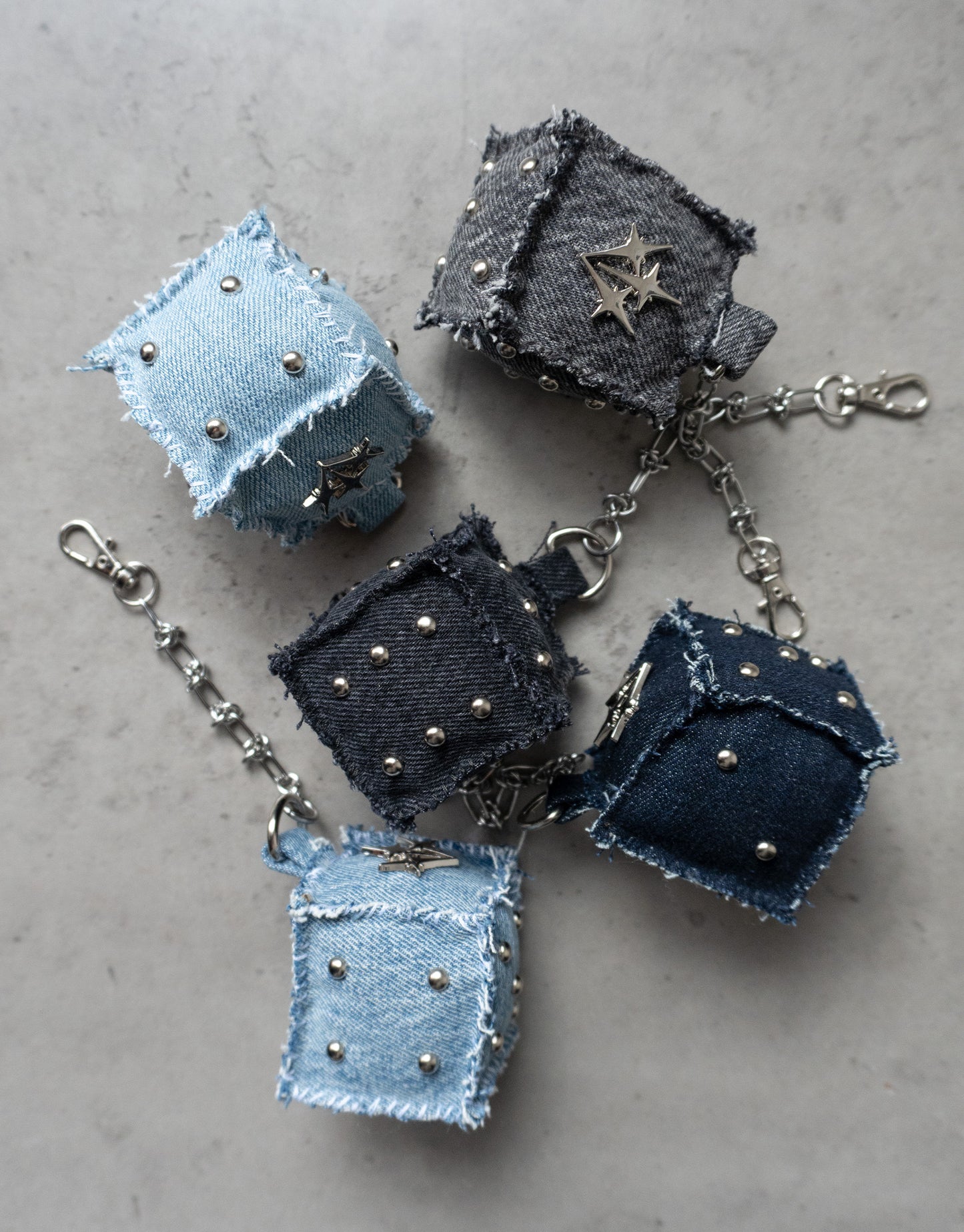 "INDIGO" Dice Bag Charm