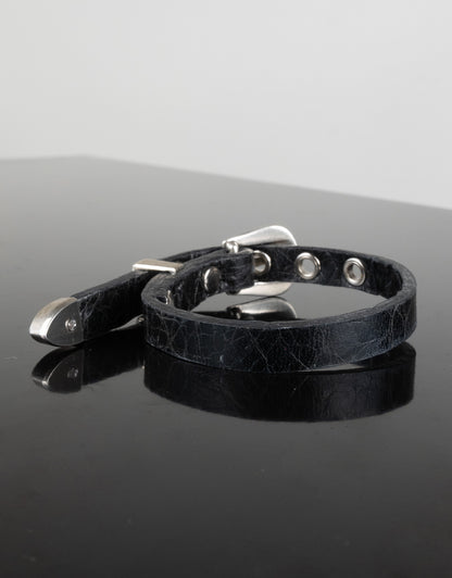 "DISTRESSED BLACK" Belt Bracelet