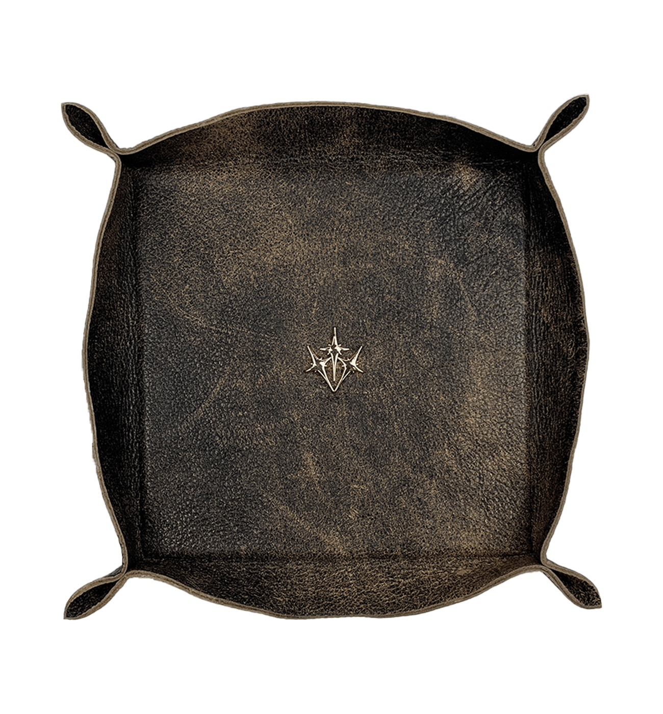 "DISTRESSED" LEATHER VALET TRAY - Visions of Humanity