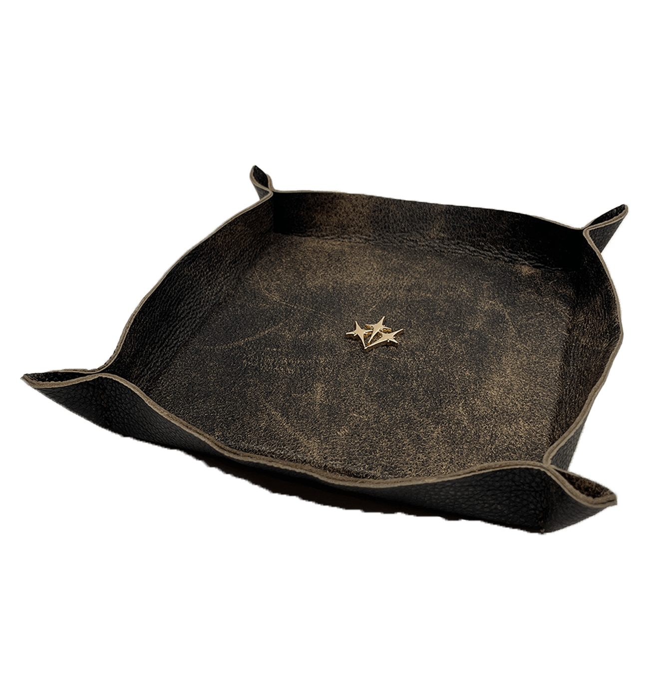 "DISTRESSED" LEATHER VALET TRAY - Visions of Humanity