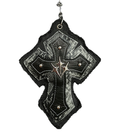 "FIXION" Cross Bag Charm