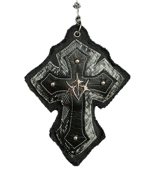 "FIXION" Cross Bag Charm
