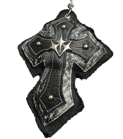 "FIXION" Cross Bag Charm