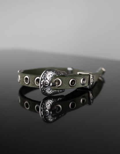 "GREEN SUEDE" Belt Bracelet