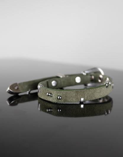 "GREEN SUEDE" Belt Bracelet