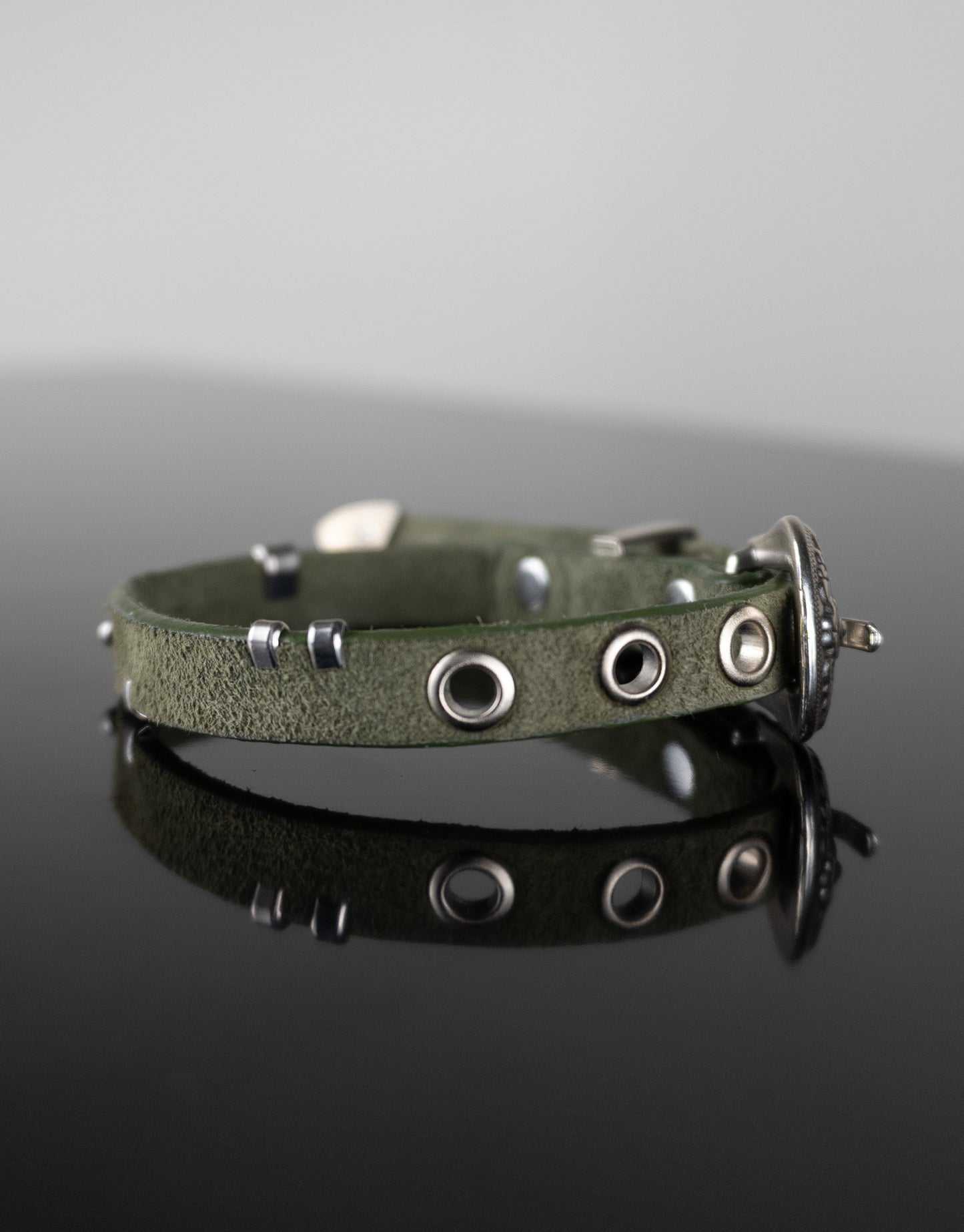 "GREEN SUEDE" Belt Bracelet