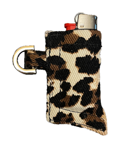 "LEOPARD" Mini BIC Lighter Sleeve