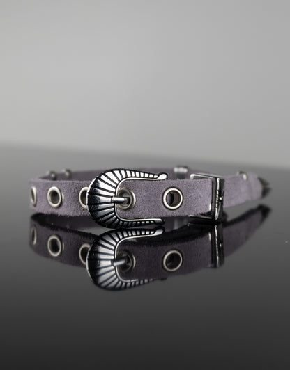 "PURPLE SUEDE" Belt Bracelet