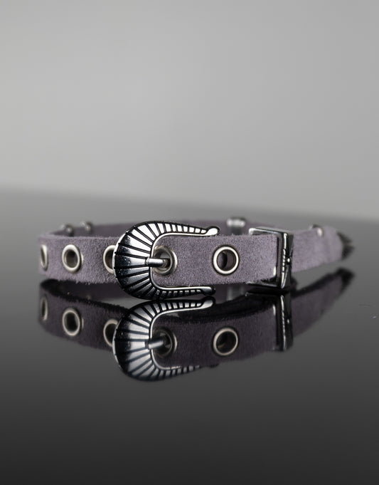 "PURPLE SUEDE" Belt Bracelet