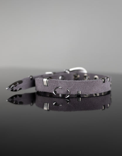 "PURPLE SUEDE" Belt Bracelet