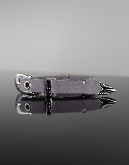 "PURPLE SUEDE" Belt Bracelet