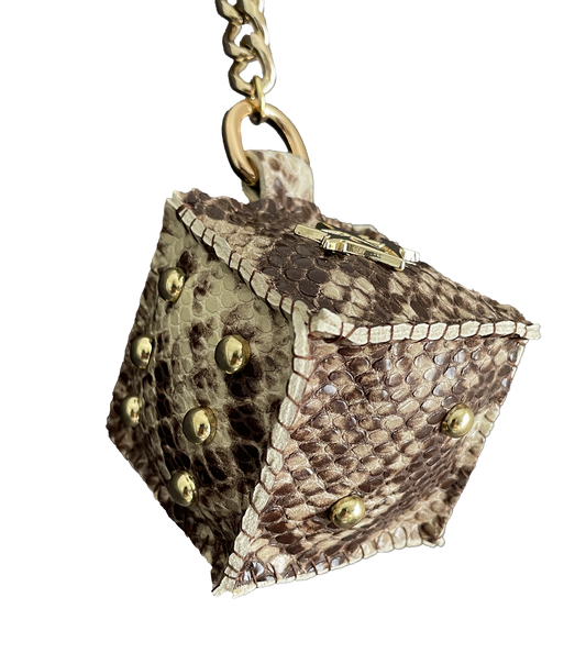 "REPTILIAN" Dice Bag Charm
