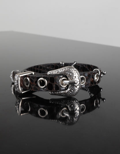 "SCALE BROWN" Belt Bracelet