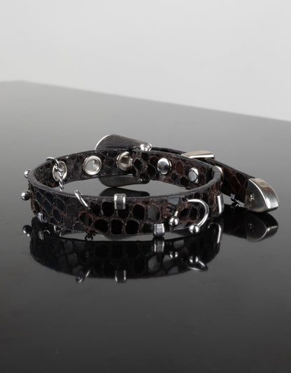 "SCALE BROWN" Belt Bracelet