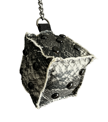 "SNAKESKIN" Dice Bag Charm