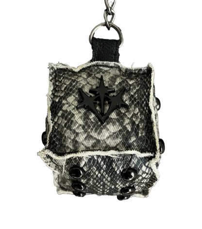 "SNAKESKIN" Dice Bag Charm