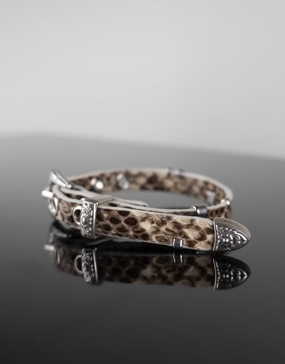 "SNAKESKIN" Belt Bracelet