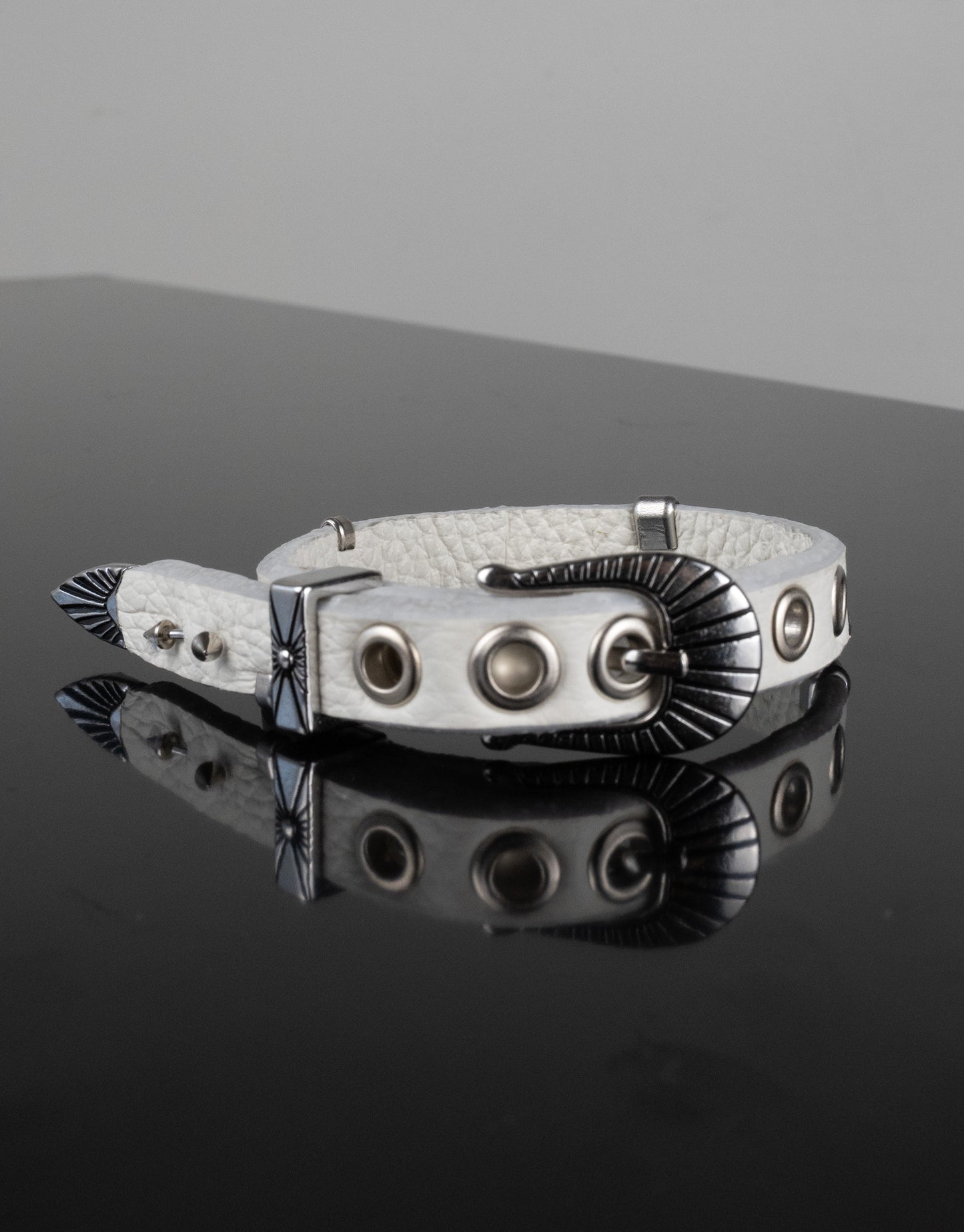 "WHITE" Belt Bracelet