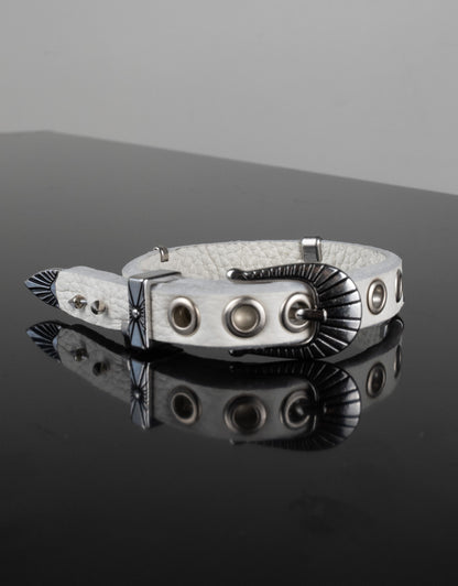 "WHITE" Belt Bracelet