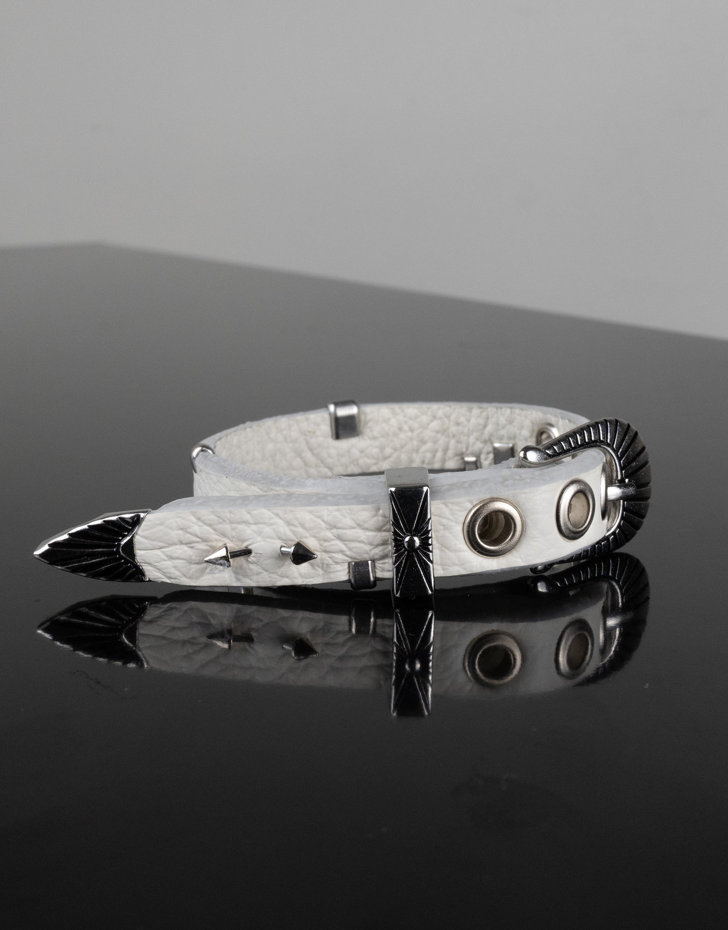 "WHITE" Belt Bracelet
