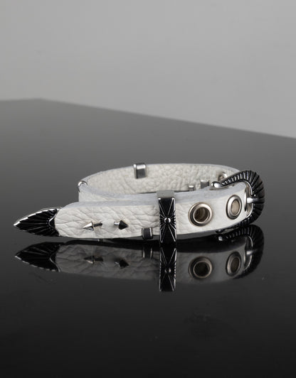 "WHITE" Belt Bracelet